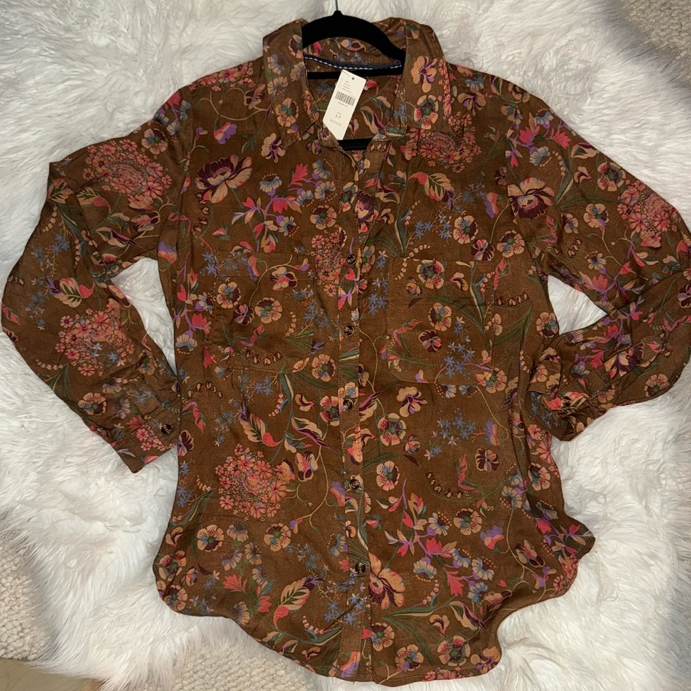 Pilcro floral blouse
